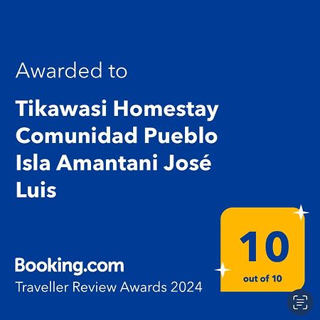 Tikawasi Homestay Comunidad Pueblo Isla Amantani Jose Luis Ocosuyo エクステリア 写真