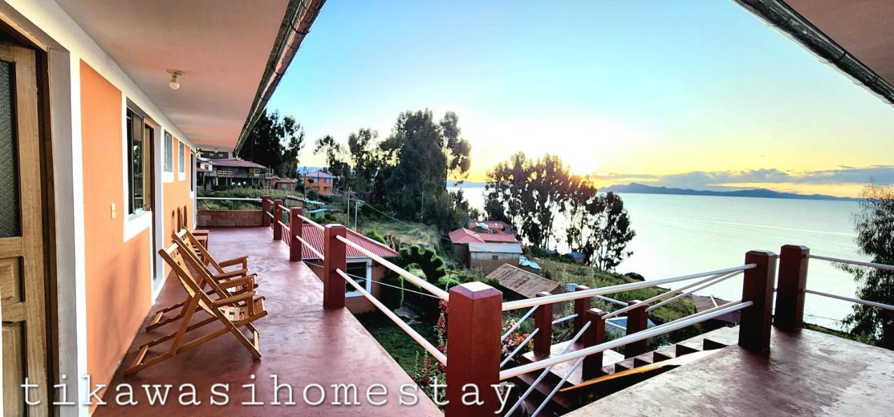 Tikawasi Homestay Comunidad Pueblo Isla Amantani Jose Luis Ocosuyo エクステリア 写真