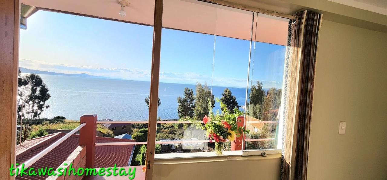 Tikawasi Homestay Comunidad Pueblo Isla Amantani Jose Luis Ocosuyo エクステリア 写真