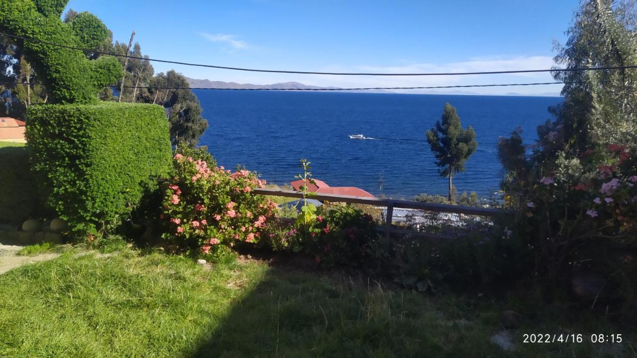Tikawasi Homestay Comunidad Pueblo Isla Amantani Jose Luis Ocosuyo エクステリア 写真